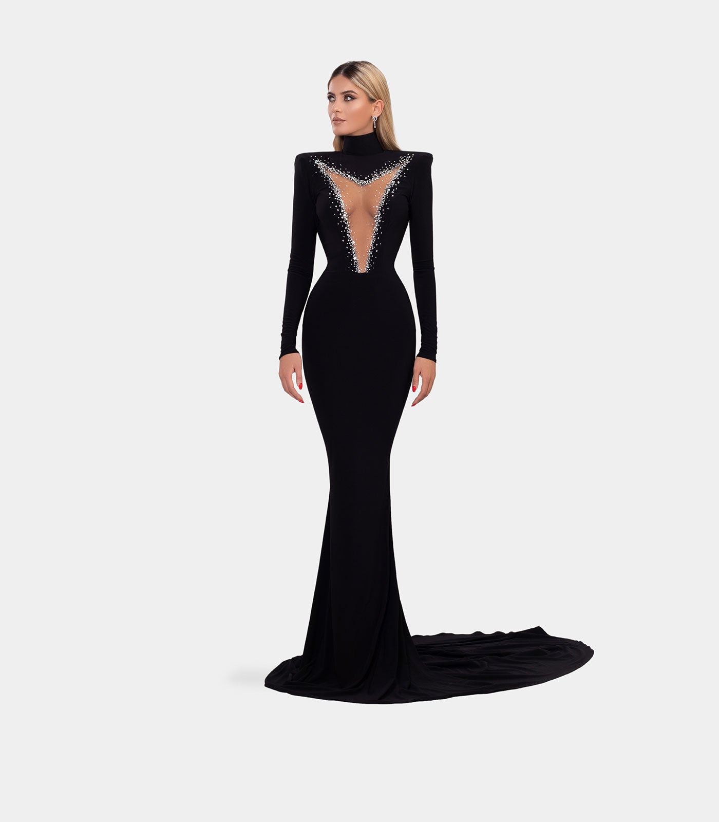 Sexy Black Mermaid Prom Dresses With Puffy Long Sleeves Off Shoulder  African Girls Evening Dress Formal Party Birthday Gowns